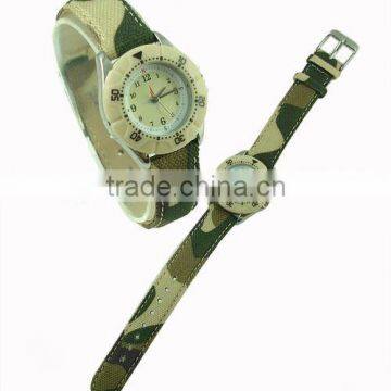 2012 fashion Rubber SportVelcroWatch Camouflage