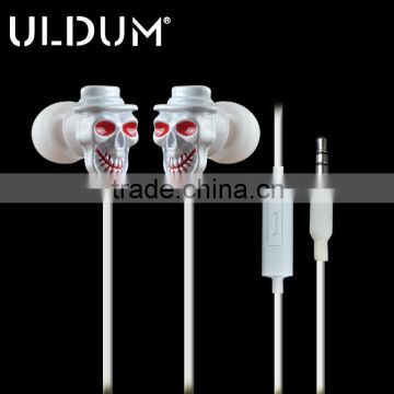 For Christmas gift headphone with 3.5 plug jack metal earphone