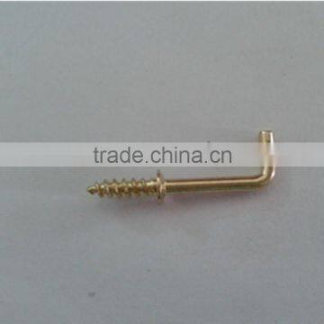 L shaped screw hook with high quality for wholesale