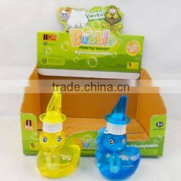 Cartoon Duck With Whistle Bubble Toys, Colorful Bubbles