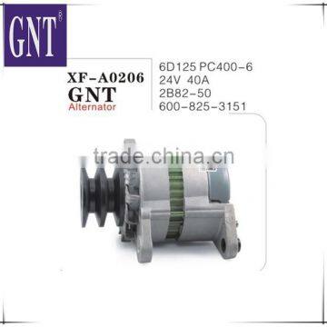 excavator engine alternator for PC400-6 6D125