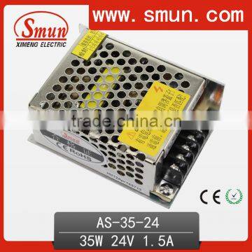 AS-35-24 Switching Mode Power Supply 35W 24V 1.5A AC-DC Single Output