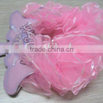 Pink nylon kids hair accessories wholesale