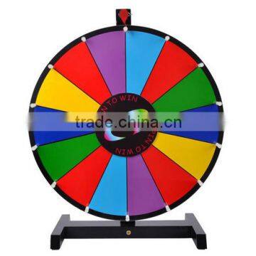 24'' lucky wheel prize wheel in fortunate wheel for party