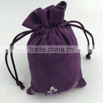 Custom Suede Jewelry Bag, Purple Suede Bags