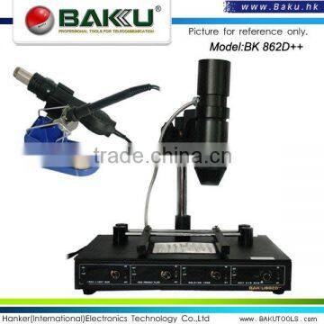 Best Sale 4 in 1 IRDA BGA Hot Air Rework Station, with Irda Light,Preheat Plate, Soldering Station,Hot Air Gun(BK-BK-862D++)