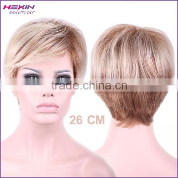 Fashion Synthetic Short Straight Bob Wig for Women Free Wig Cap