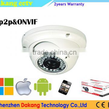 Day&Night 30M IR 1.3MP HI3518E Security Dome IP camera, Power Over Ethernet(PoE),Vari focal outdoor Dome camera