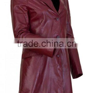 Wholesale Newest Women Fashion PU Leather Jacket Lady PU Leather Coat Woman in 2014