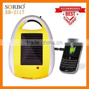 SORBO Consumer Electronic Portable Power Bank for Mobile Phone,Multi-function Solar Charger With LED Torch Light China Supplier photo-3