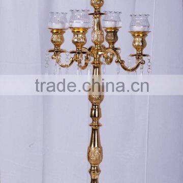 Gold candelabra,antique Gold candelabra for sale,Gold plated candelabra