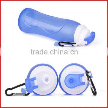 Silicone material portable water bottle joyshaker with filter