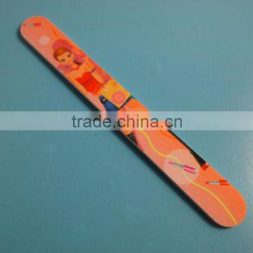 ZJC-058 17.8cm Hot sale pretty patterm beautiful girl printingg 100 180 grit nail files