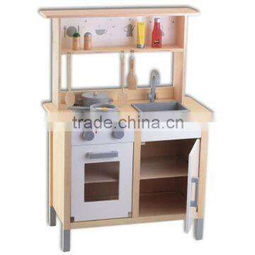 Wooden luxurious mini kitchen set toy