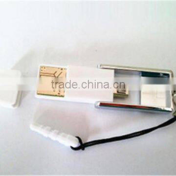 OTG/USB 2.0 Card reader for smartphone