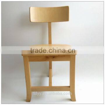 TDSM-33-4 QVB HANGZHOU JIANDE TONGDA BIRCH WOOD FRAME NATURE COLOR PLYWOOD SEAT+PLYWOOD BACK DININING CHAIR
