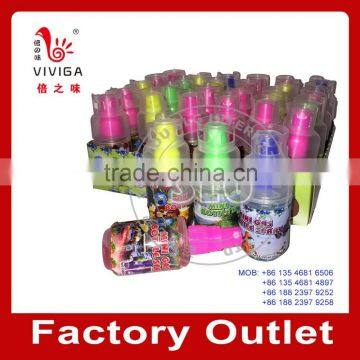 Cartoon design mini gas bottle spray candy