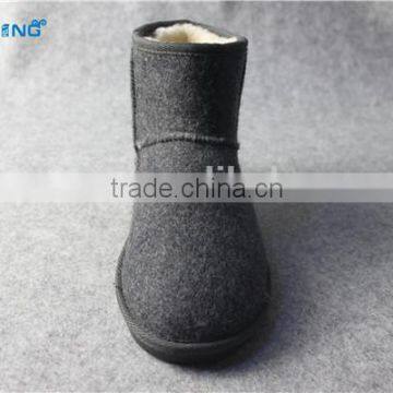 2015 best selling grey felt fashion bootsashion boots