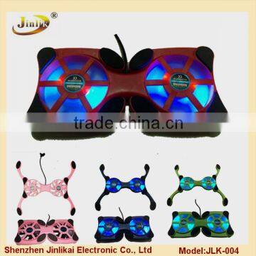 USB two fan cooling pad
