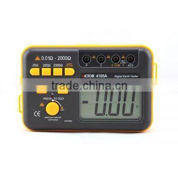 VC4105A AC current Manual range digital earth tester electrical test instruments