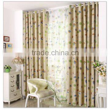 Heavy printed royal blackout window treatment curtain drapery from CHINA