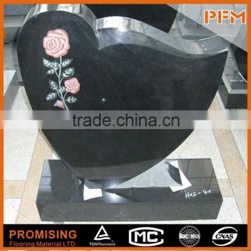 Chinese natural granite With flower Europe type Headstone