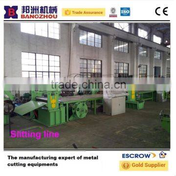 Medium steel slitting line