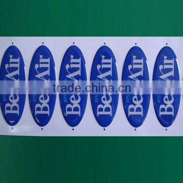 Strong Adhesive Full Color Epoxy Sticker