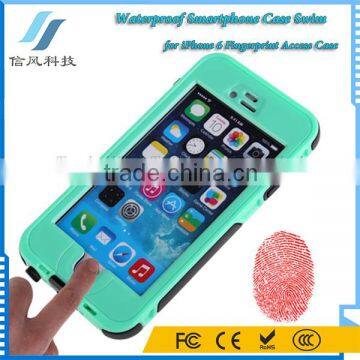 Waterproof Smartphone Case Swim for iPhone 6 Fingerprint Access Case