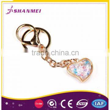 Factory Price Promotional Custom Made Cheap Fashion Heart Shape Keychain