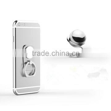 2 in 1 Magnetic Finger Grip 360 Rotation car phone holder