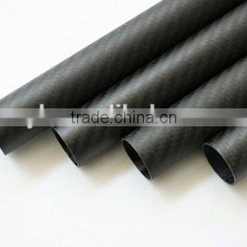 round 3k matte twill weave carbon fiber tube with factory price