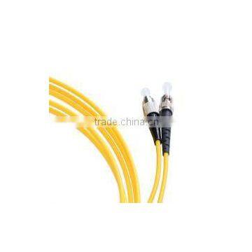 Singlemode PVC Optical Fiber Patch Cable , FC-ST SM 9 / 125 Fiber Optic Jumper Cables