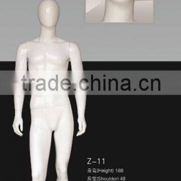 Z-11 Z-2 Z-5 Z-6 Full-body bright white male mannequin 188cm 191 Fibreglass mannequin egg face male Mannequin 2015 new