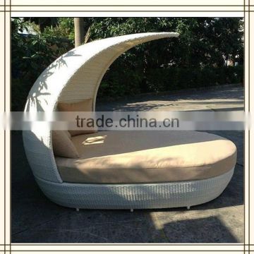 Off-white Steel outdoor furniture china With canopy (F80)