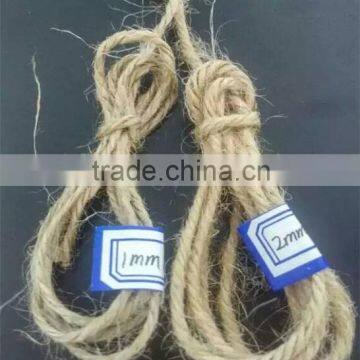 2016 China hot selling large jute hemp sisal mooring twine rope