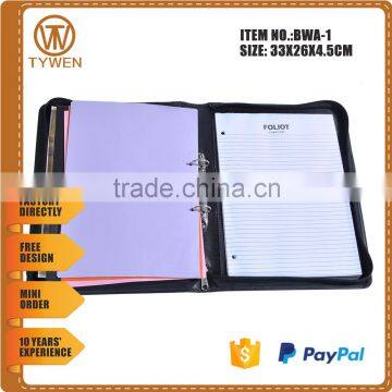 Zipper Folder With 2 Ring Binders, Business Portfolio, Music Folder photo-3