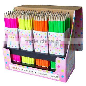 Office and school supplies new Eco-friendly display packing wood pencil