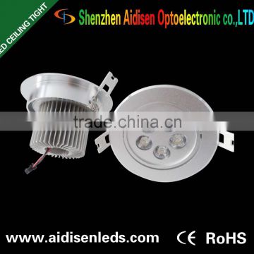 factory wholesale round shape 5w led ceiling light/downlight