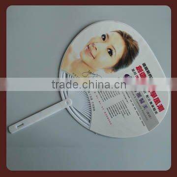 2015 New Design Large Plastic Promotional Hand Fan