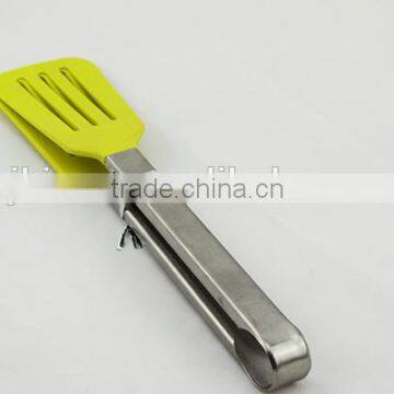Nice Looking Stainless Steel and Nylon Cover Candy Serving Tongs