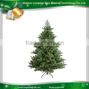 6.5ft Green Pikes Peak Snowing Christmas Tree set