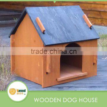 Small wooden dog house