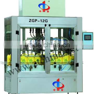 inline diving and defoaming anticorrosive filling machine for irregular bottle