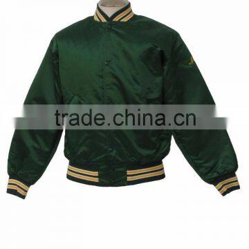 Professional custom design men's baseball jacket with good quality