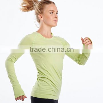 Women Sweatshirt Sport Running Top Fitness Workout Gym Yoga Jogging Long Sleeve Shirt