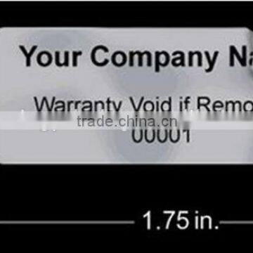 Books Label Sticker Tamper Evident Security Asset Label Sticker for Tracking photo-4