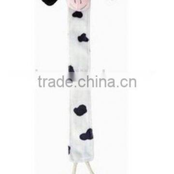 Beautiful plush cute cow bookmark toy