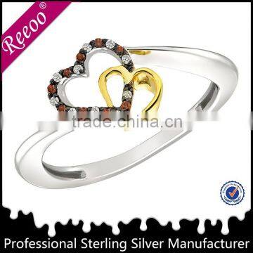 Eternity Band Rings Rings Type and Silver Jewelry Main Material Bridal Jewelry