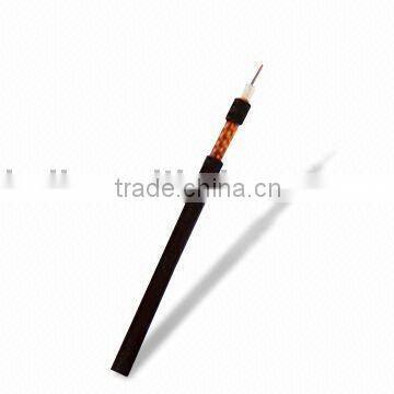 RG59-S Coaxial Cable with 0.58mm Conductor, 3.66mm SPE BC Braiding and 6.0mm PVC Jacket